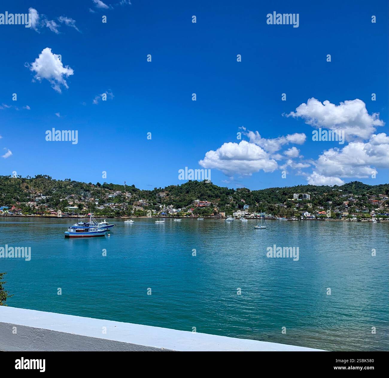 Coast of Samana Dominican Republic - Smartphone Captured Stock Image