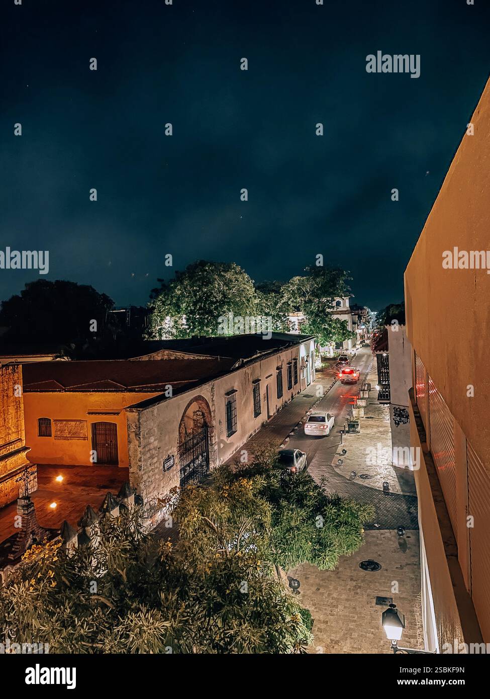 view of the colonial city, Dominican Republic - Smartphone Captured Stock Image
