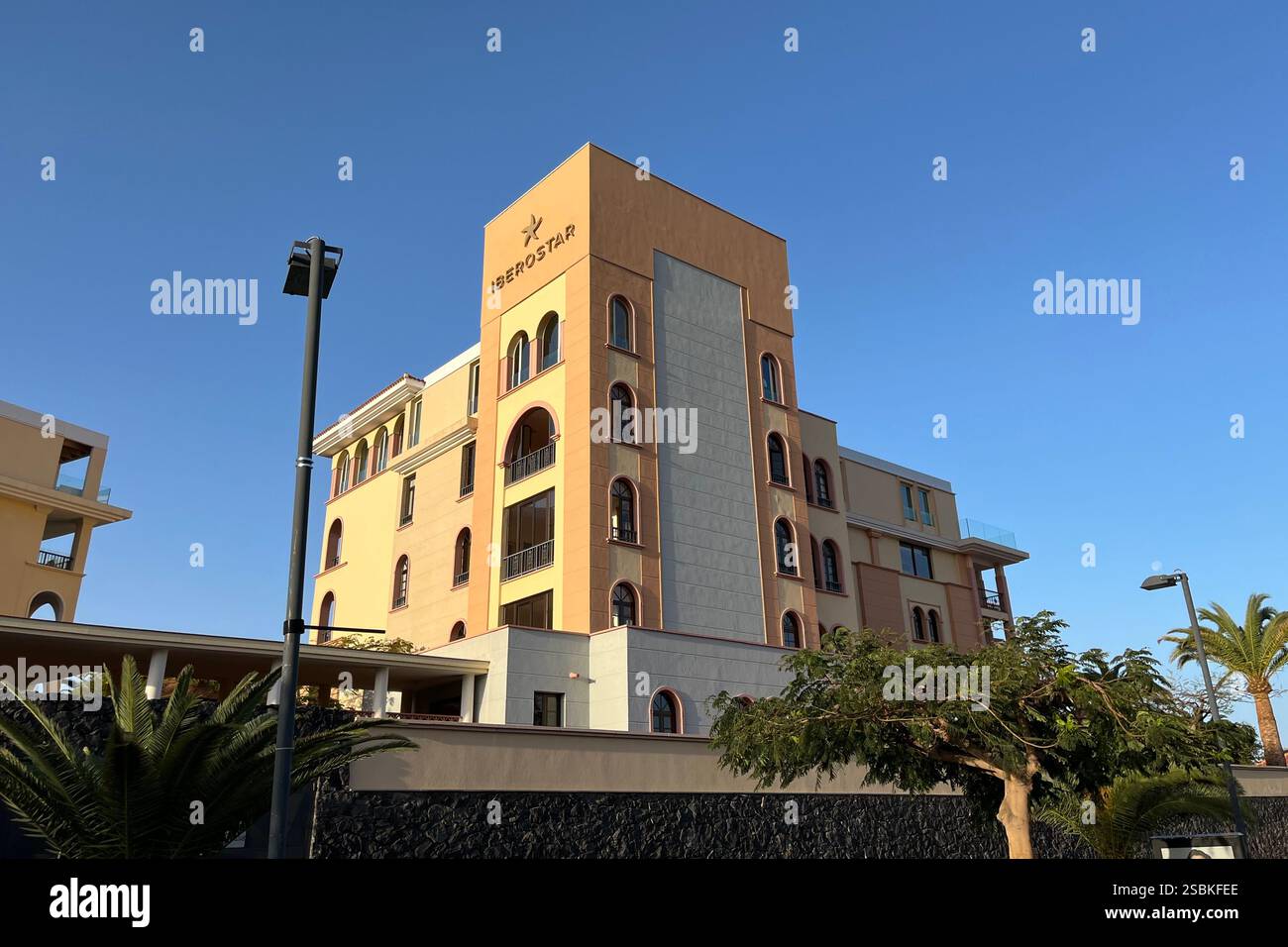 Iberostar Selection Anthelia Hotel in Costa Adeje. Tenerife, Canary Islands, Spain. 16th January 2025. - Smartphone Captured Stock Image