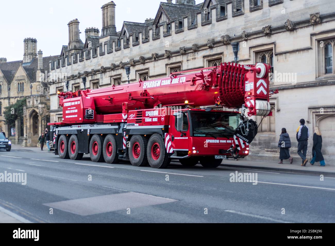 Liebherr LTM1300-6.3 All Terrain Crane, mobile heavy-duty crane Stock Photo