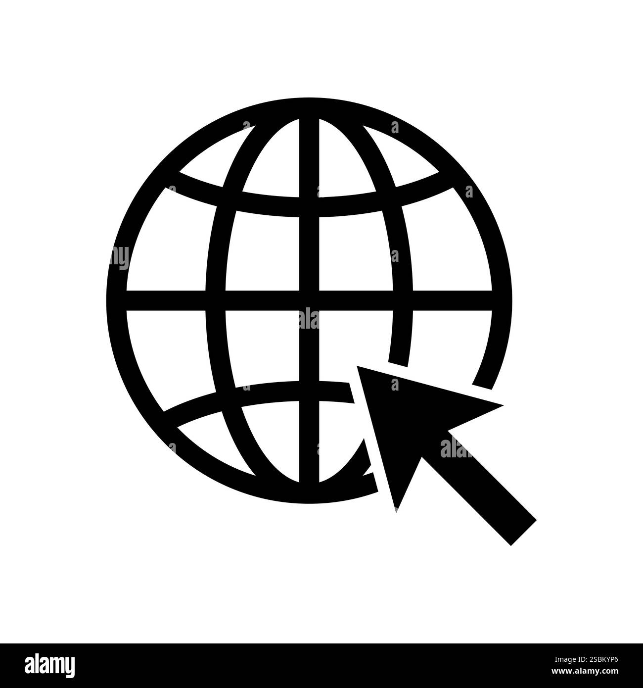 Digital cursor map Black and White Stock Photos & Images - Alamy