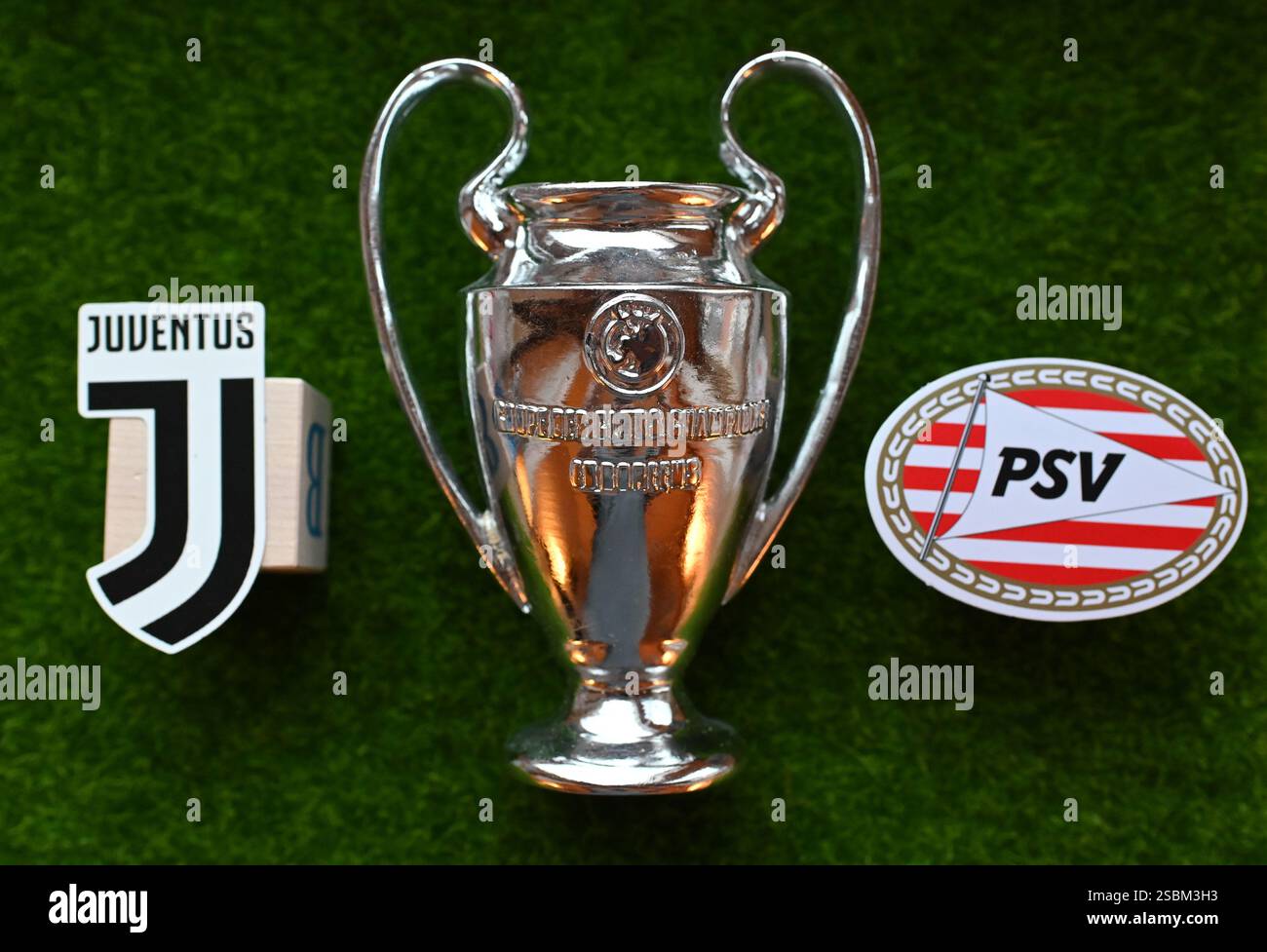 Champions league final 2025 logo munich hi-res stock photography