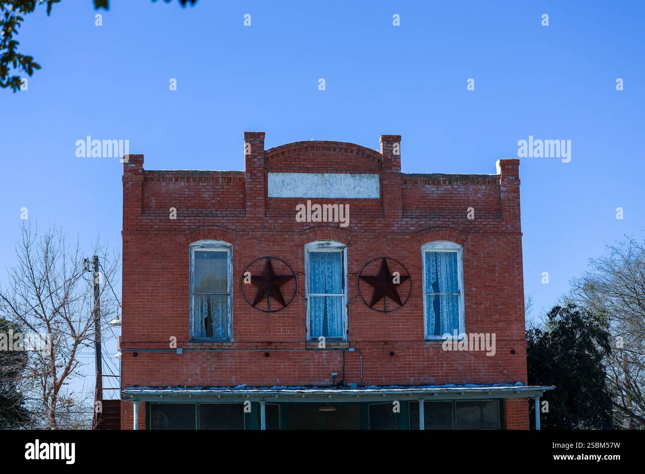 Buda Building Brick old building in downtown Buda Texas Stock Photo - Alamy