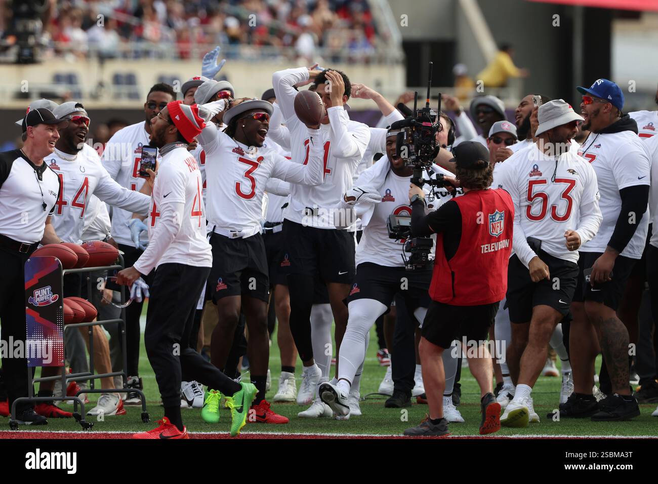 AFC players are disappointed after thinking they had won the punting