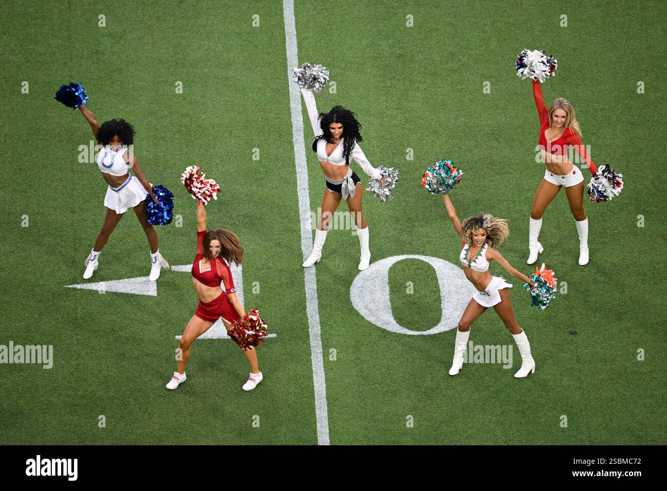AFC cheerleaders perform on the field during the NFL Pro Bowl Games