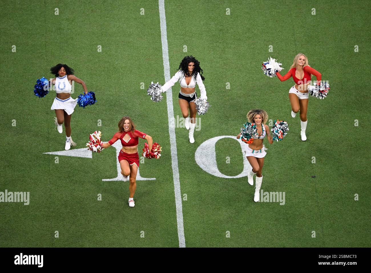 AFC cheerleaders perform on the field during the NFL Pro Bowl Games