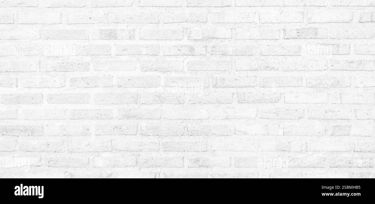 vintage white brick wall texture background Stock Photo - Alamy