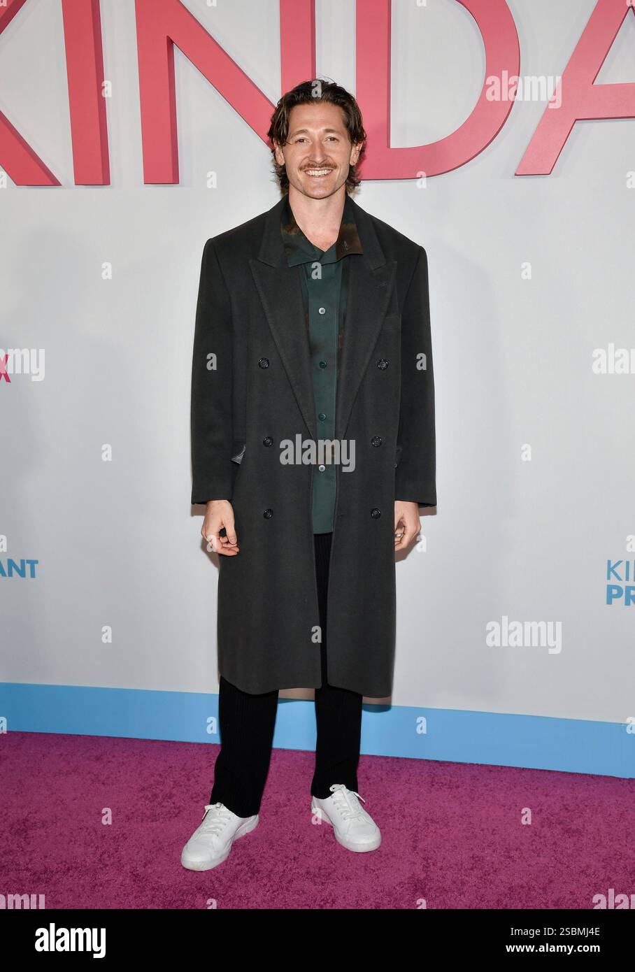 Lucas Neff attends the premiere of Netflix's 