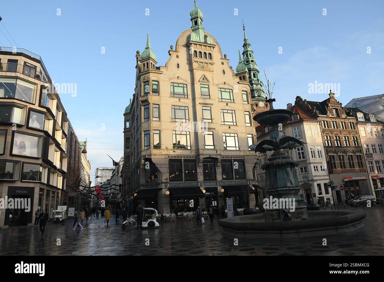 Copenhagen / Denmark.,19 November 2020/ Keep distance sign marked on ...