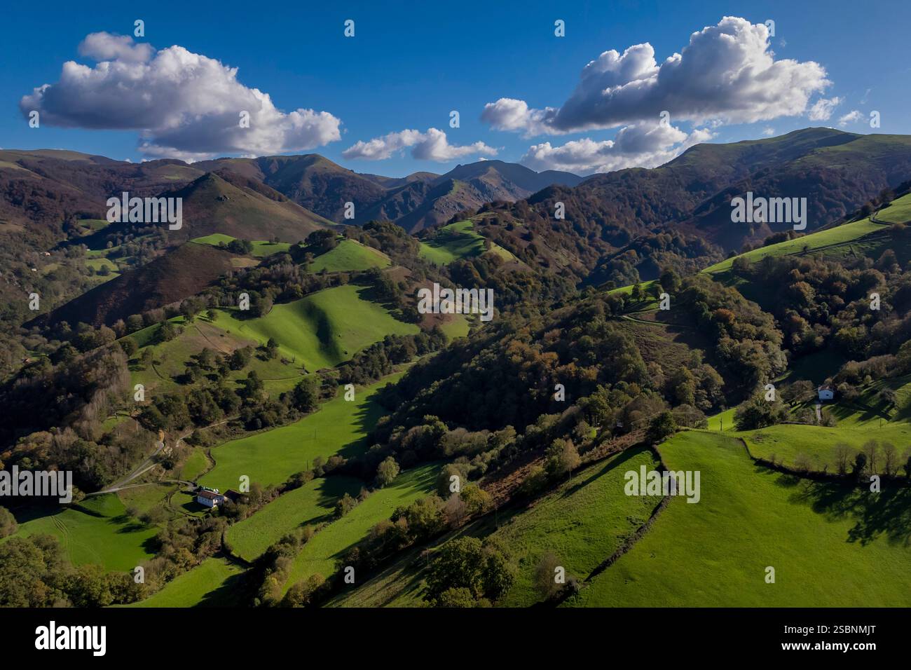 France, Pyrenees Atlantiques, Basque Country, Aldudes valley at Urepel ...