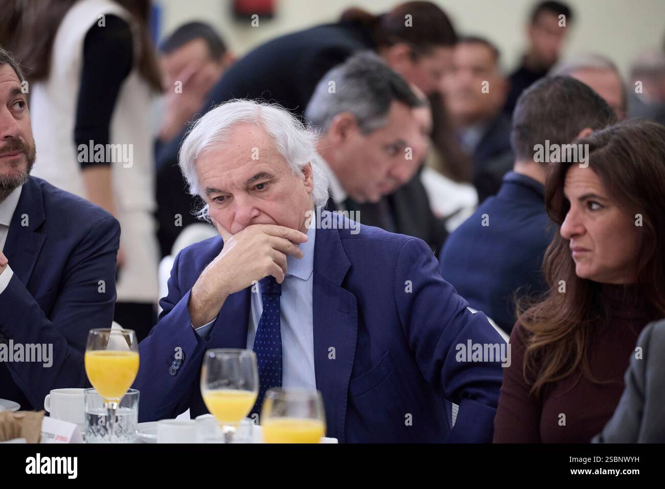 CEOE First Vice President, Miguel Garrido, during a Europa Press