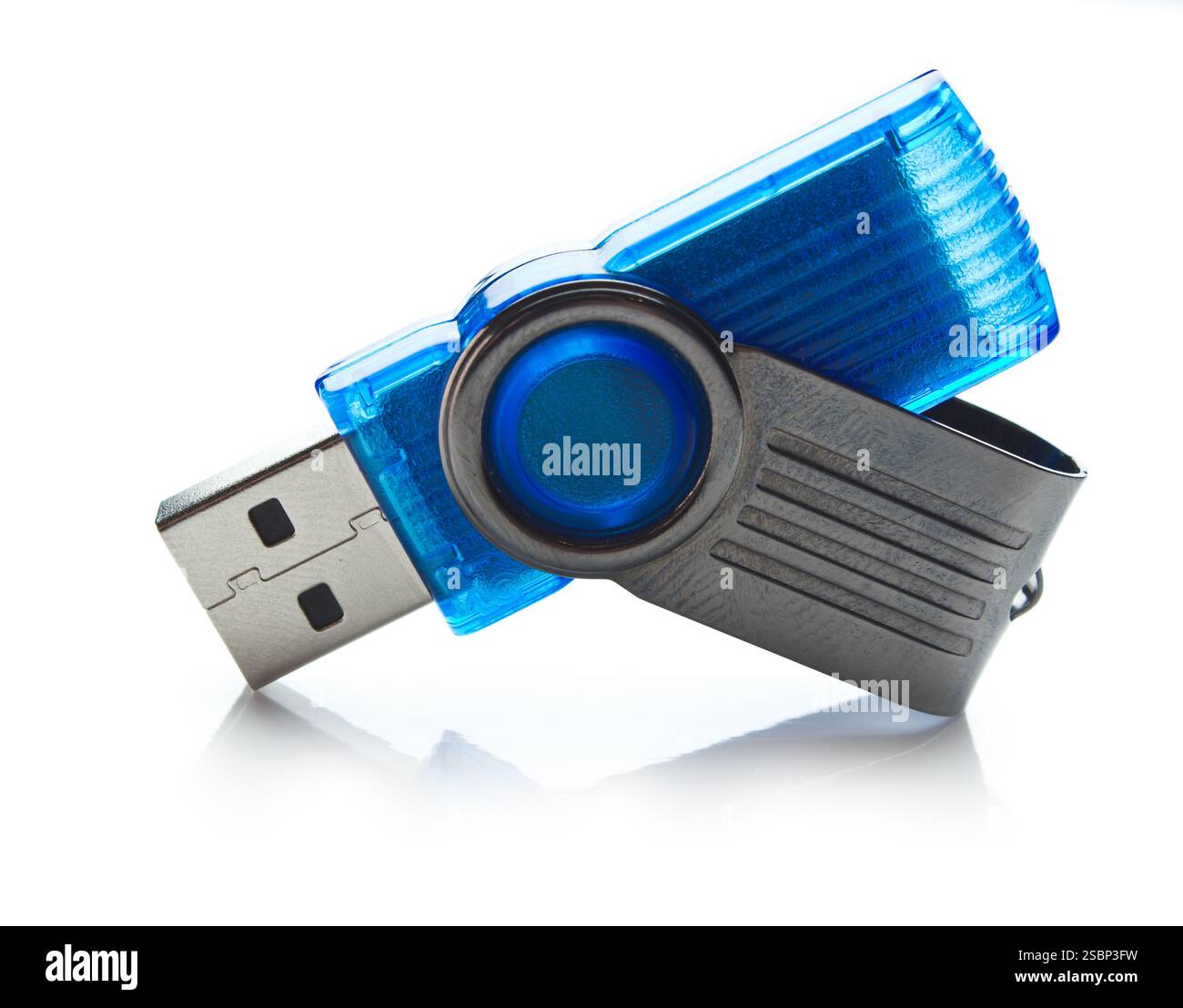 USB flash drive isolated on white background Stock Photo - Alamy