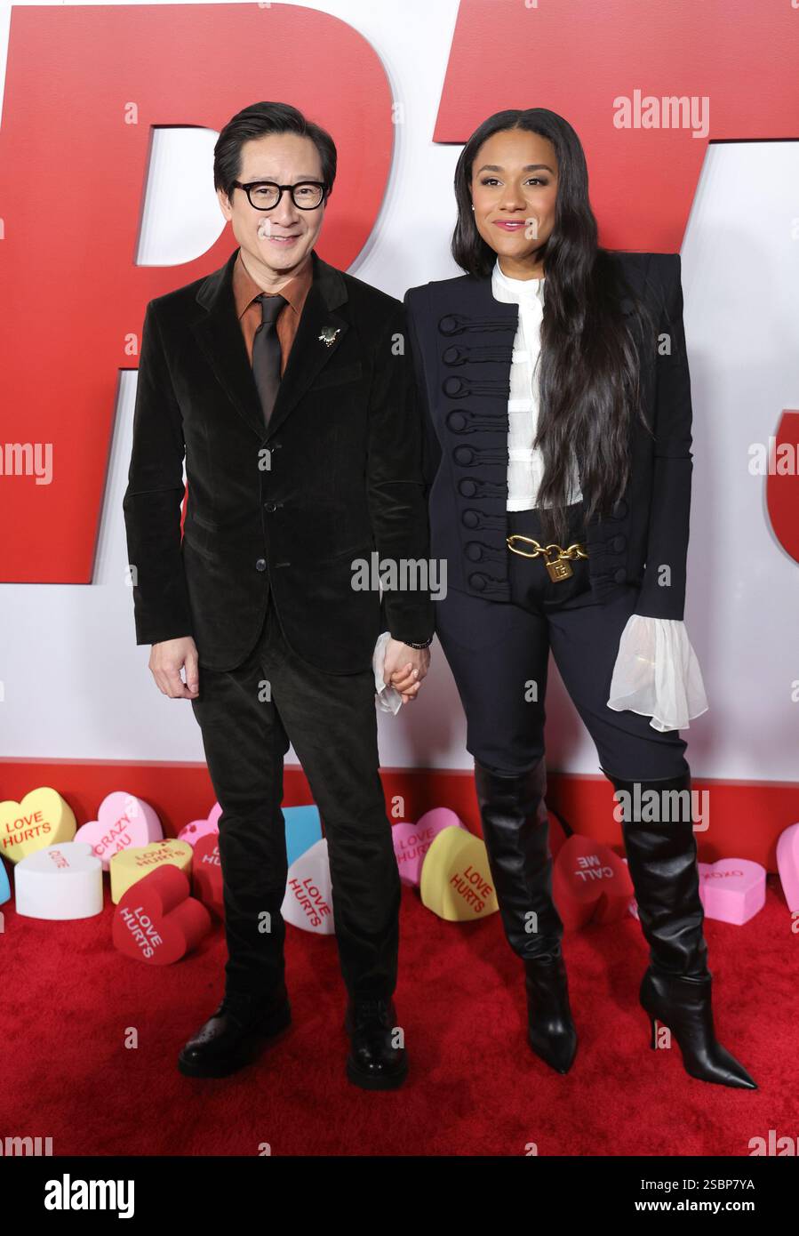 HOLLYWOOD, CA February 03 Ke Huy Quan, Ariana DeBose at the Premiere