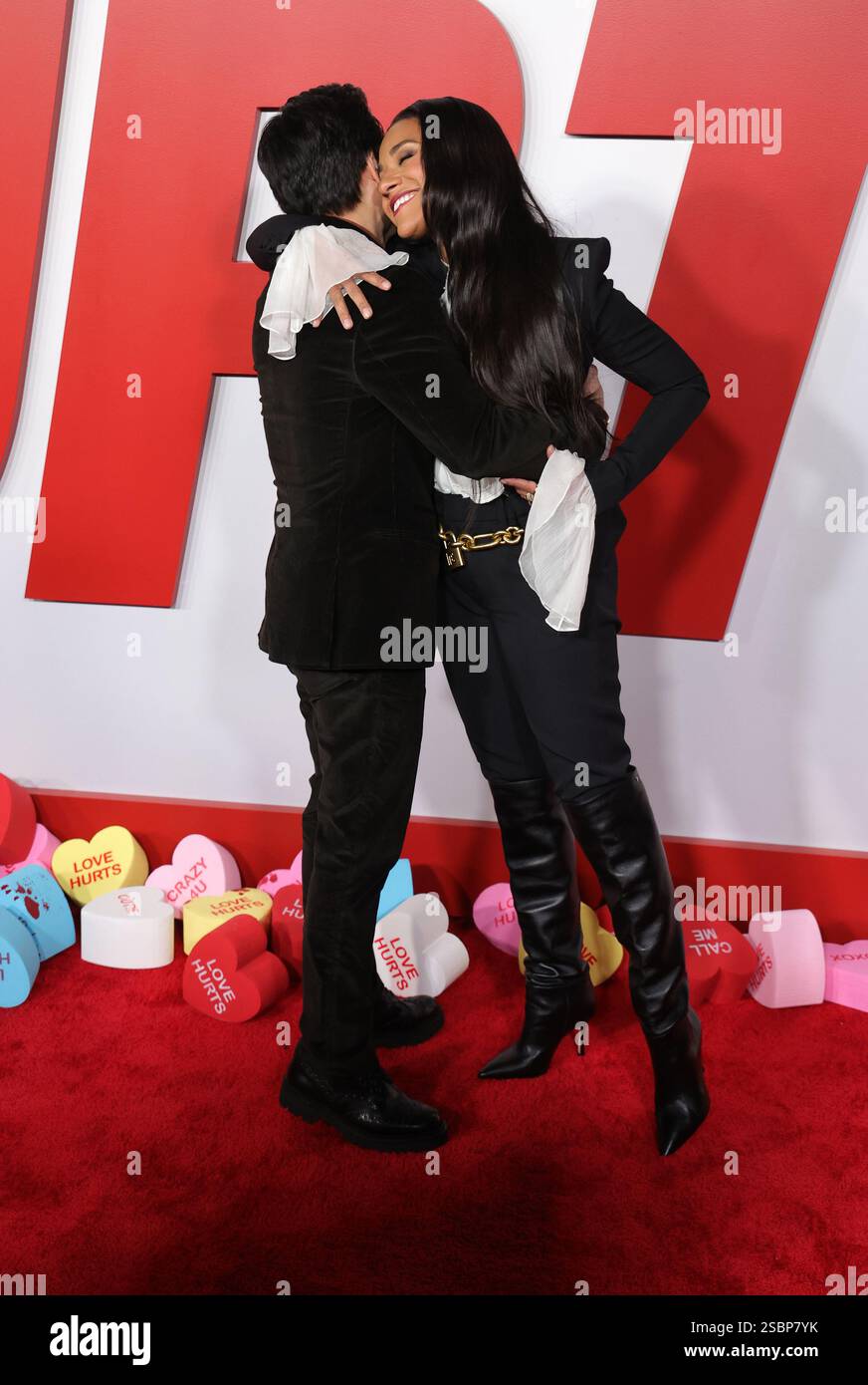 HOLLYWOOD, CA February 03 Ke Huy Quan, Ariana DeBose at the Premiere