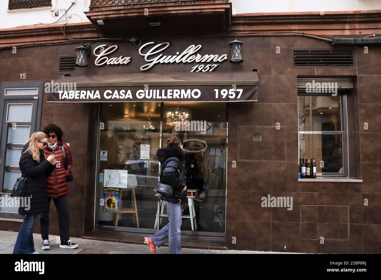 Valencia, Spain- December 26, 2024: Famous tavern for its anchovies ...