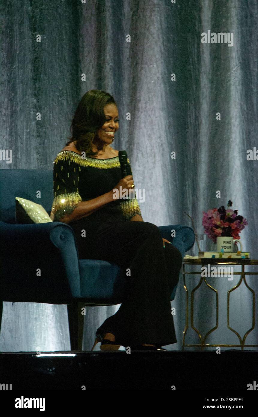 Becoming : An intimate conversation with Michelle Obama at the O2 ...