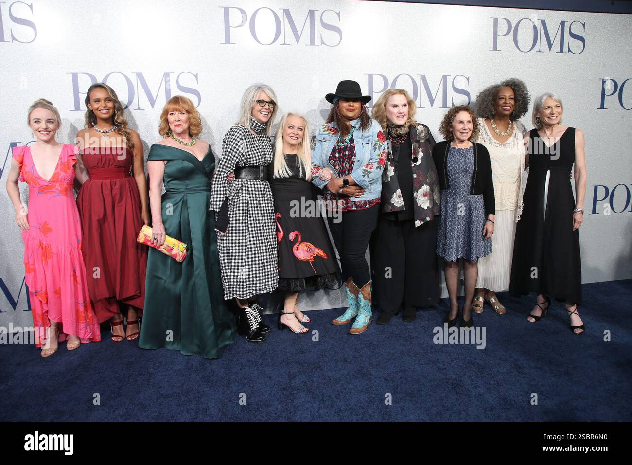 Female cast and director of Poms at 'Poms' film premiere, Los Angeles ...
