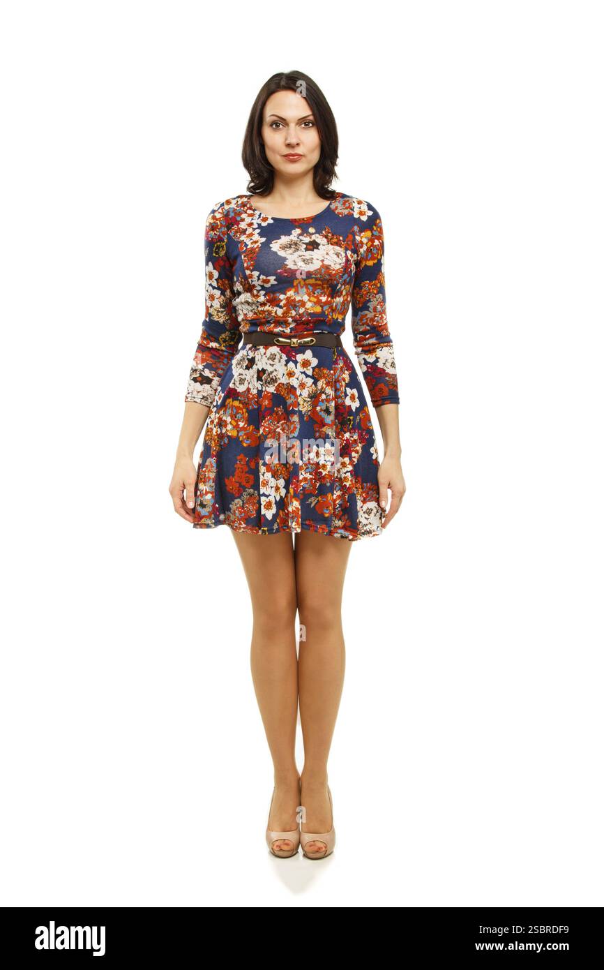 Full length portrait of a confident young business woman standing on ...