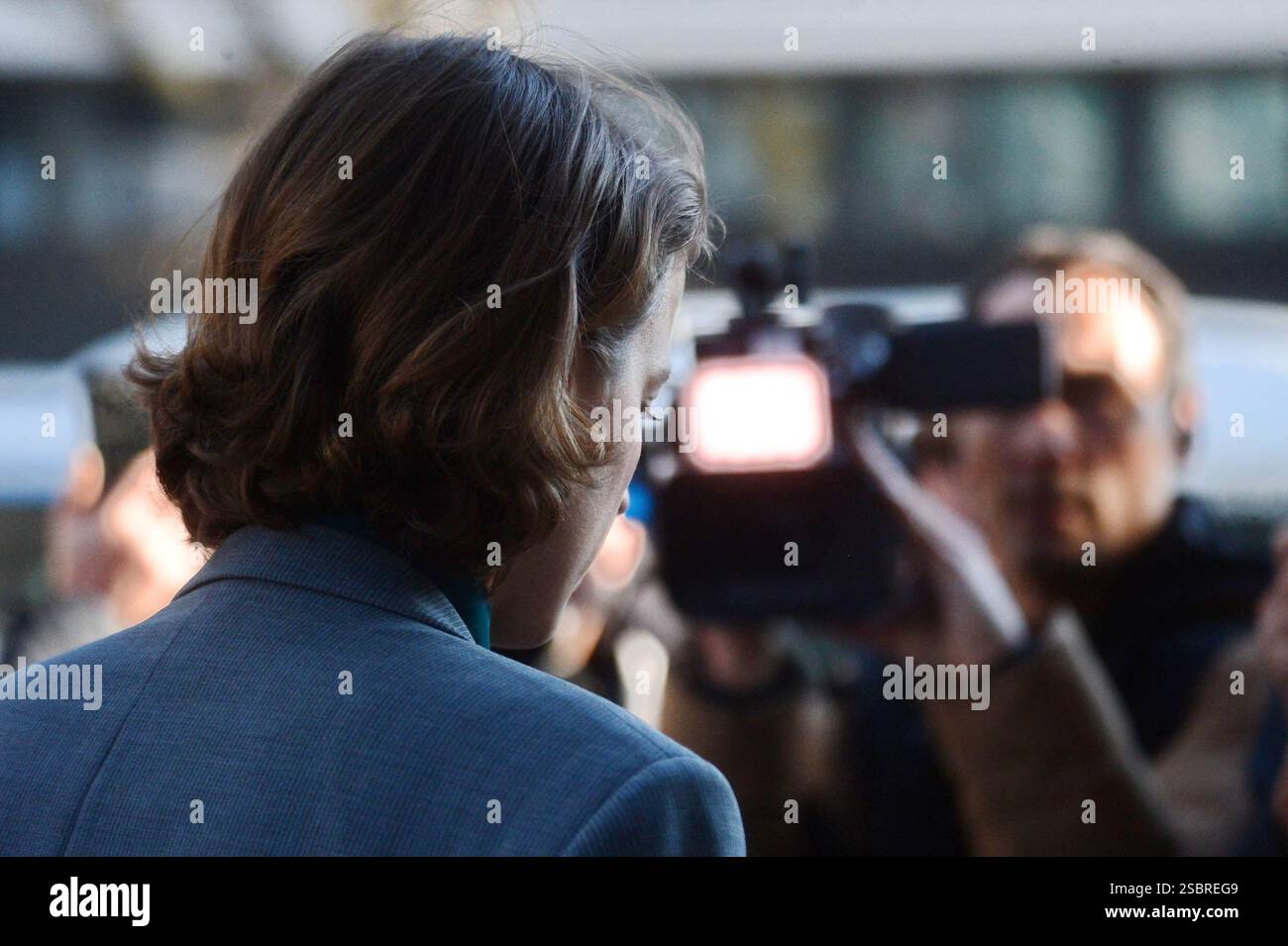 Adele Haenel actress leaves the Trial of Christophe Ruggia. French ...
