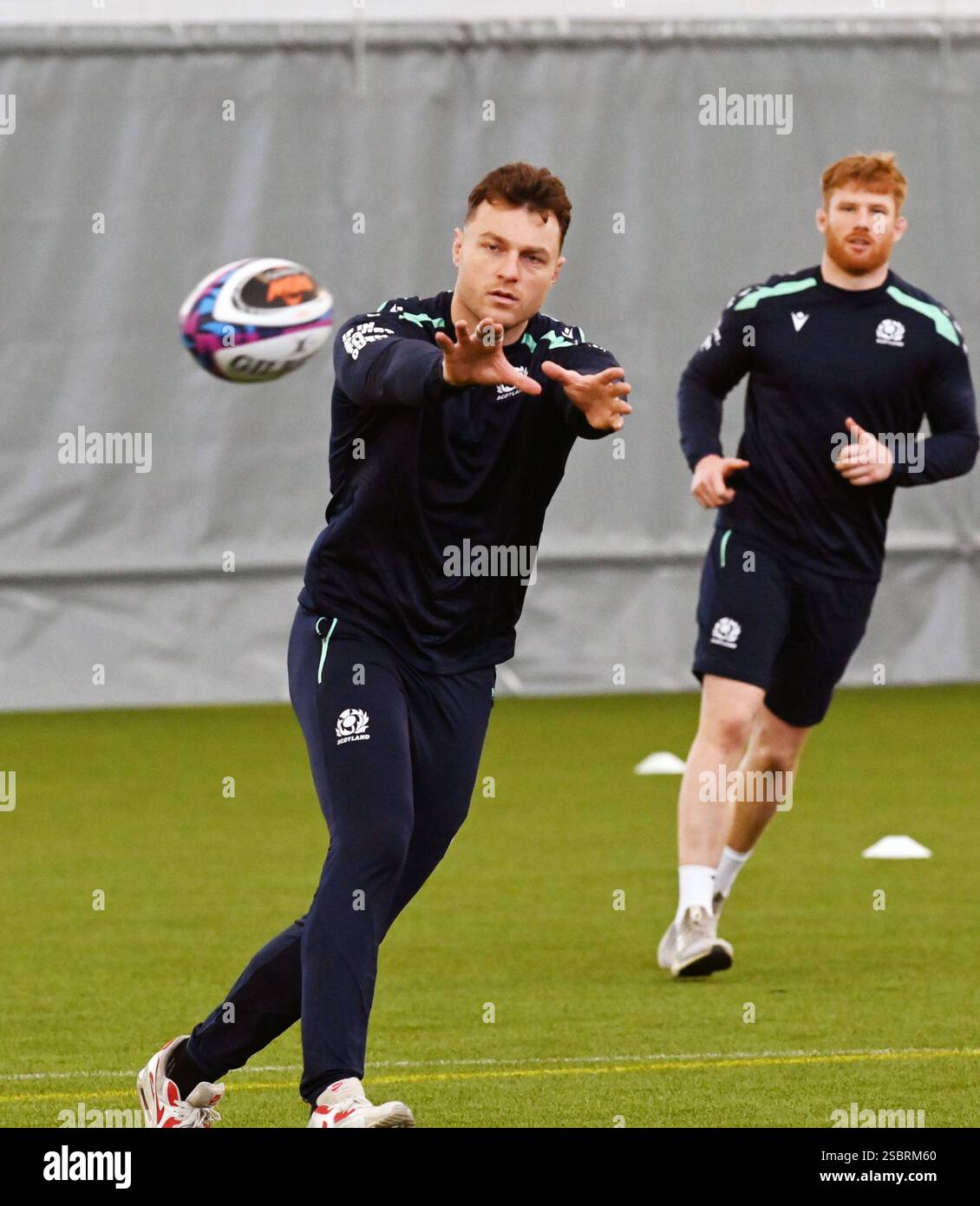 Oriam Sports Centre Edinburgh.Scotland, UK. Feb, 2025. Scotland Rugby ...