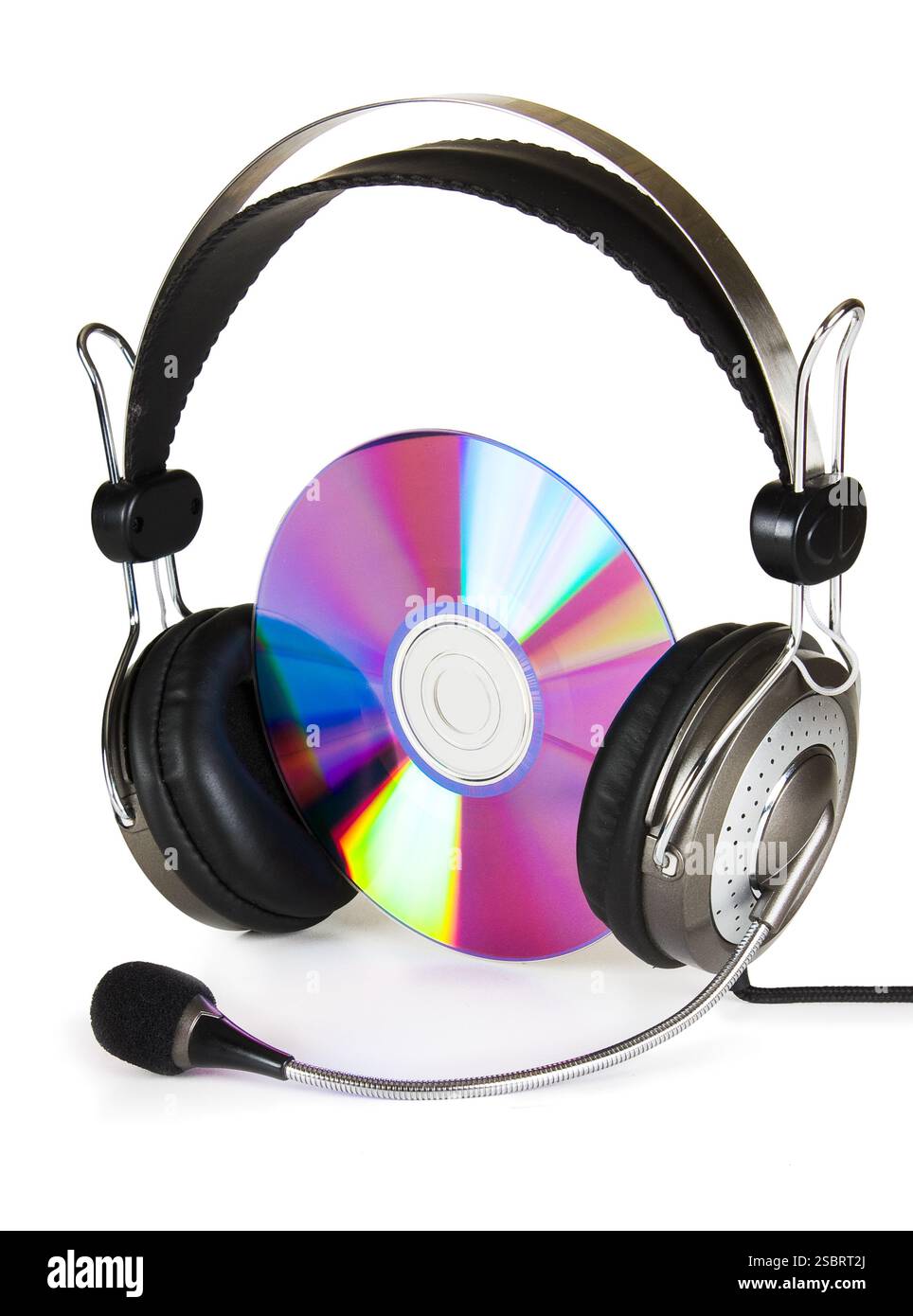 Headphones Isolated on white background Stock Photo