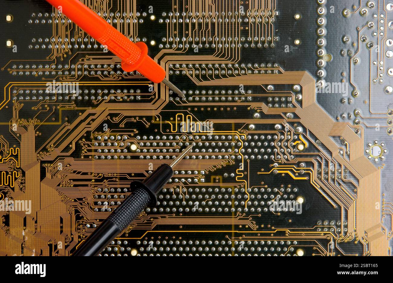 Radio components laid out on the electronic circuit Stock Photo - Alamy