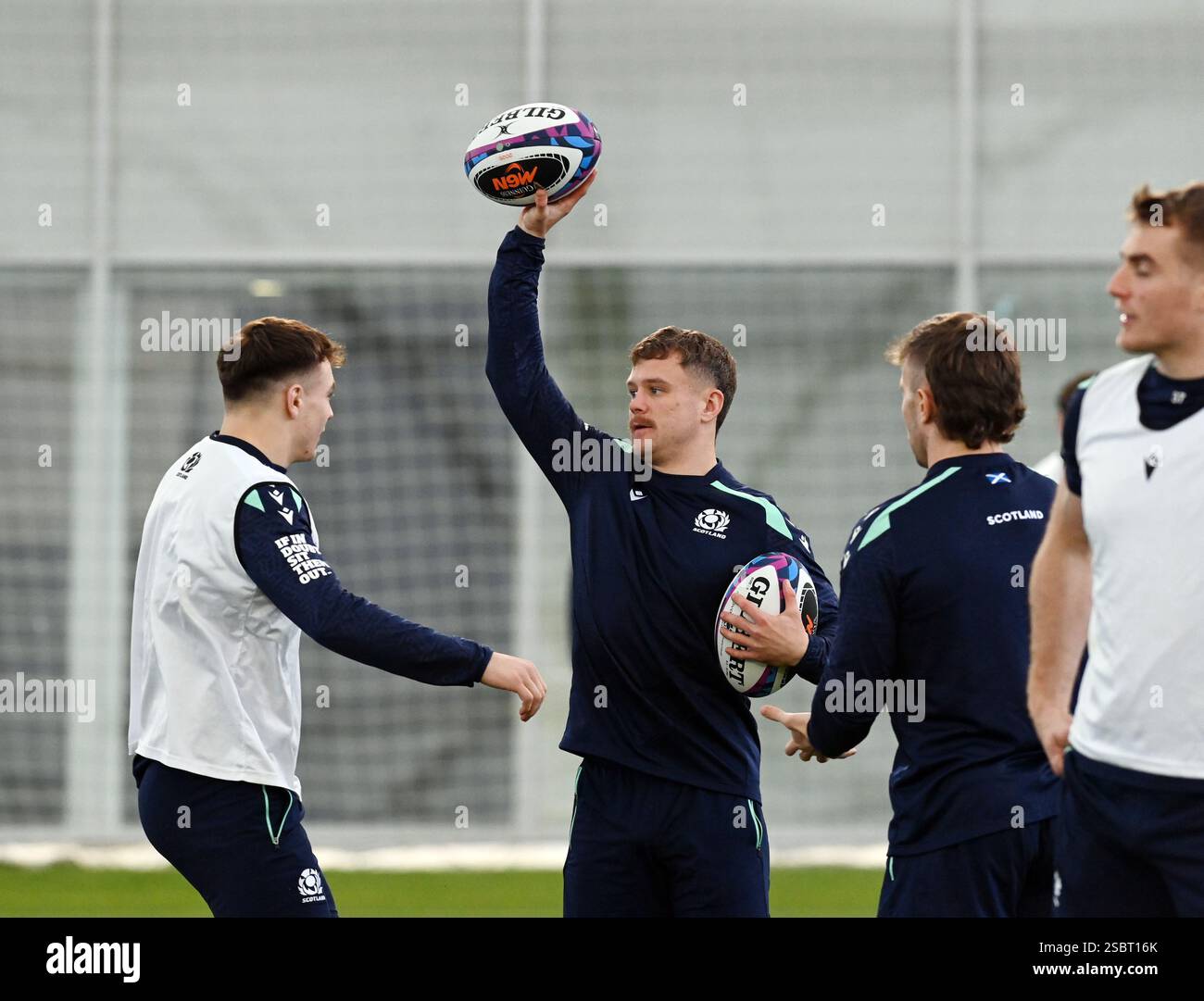 Eric Main Rugby Oriam Sports Centre Edinburgh.Scotland, UK. Feb, 2025. Scotland Rugby ...