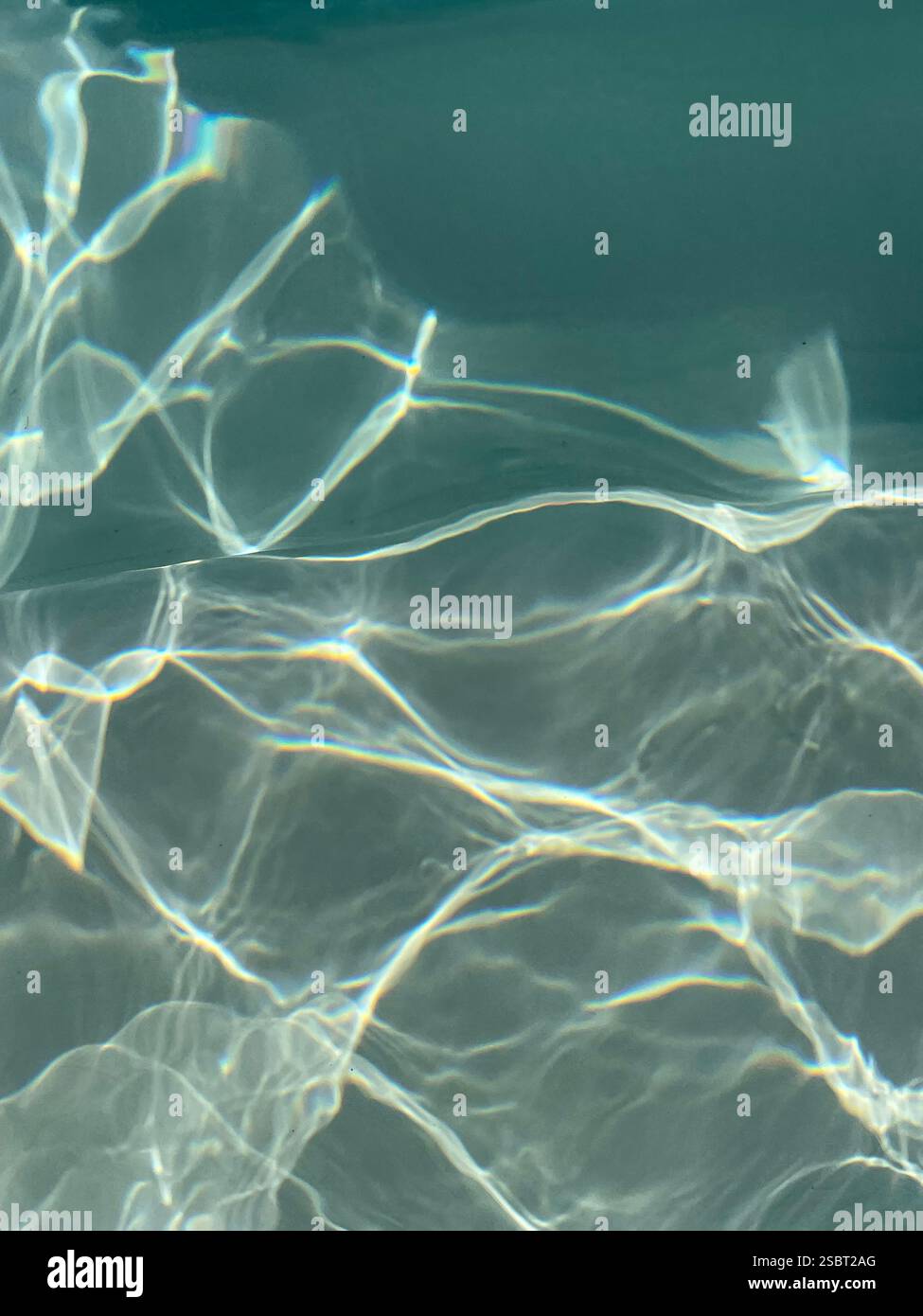 Water surface texture. Rippled blurred texture of water in blue color - Smartphone Captured Stock Image