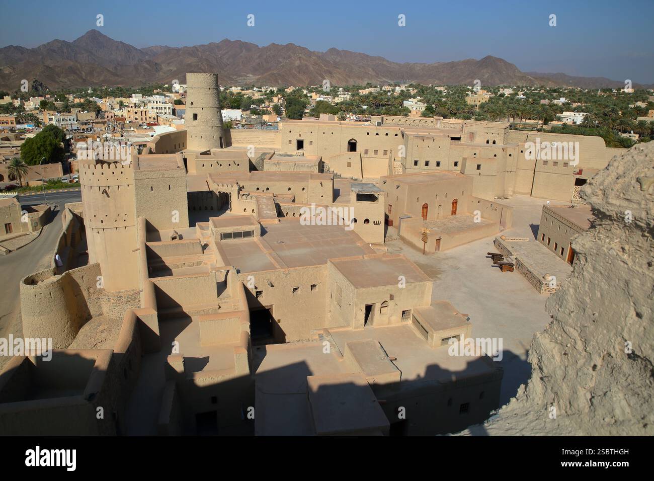 The impressive Bahla fort in Bahla, Al Dakhiliyah, Oman, with its ...