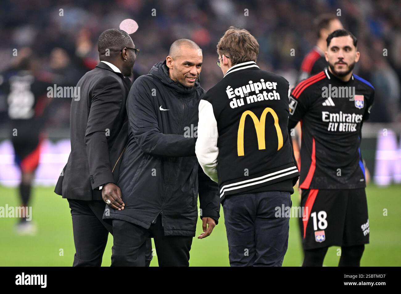 Gael ANGOULA (ARBITRE) during the Ligue 1 McDonald's match between ...