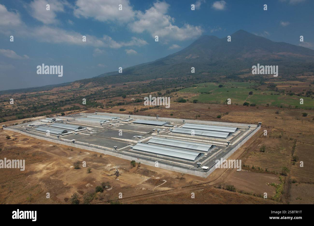 FILE - The Terrorism Confinement Center, or CECOT, stands in Tecoluca ...