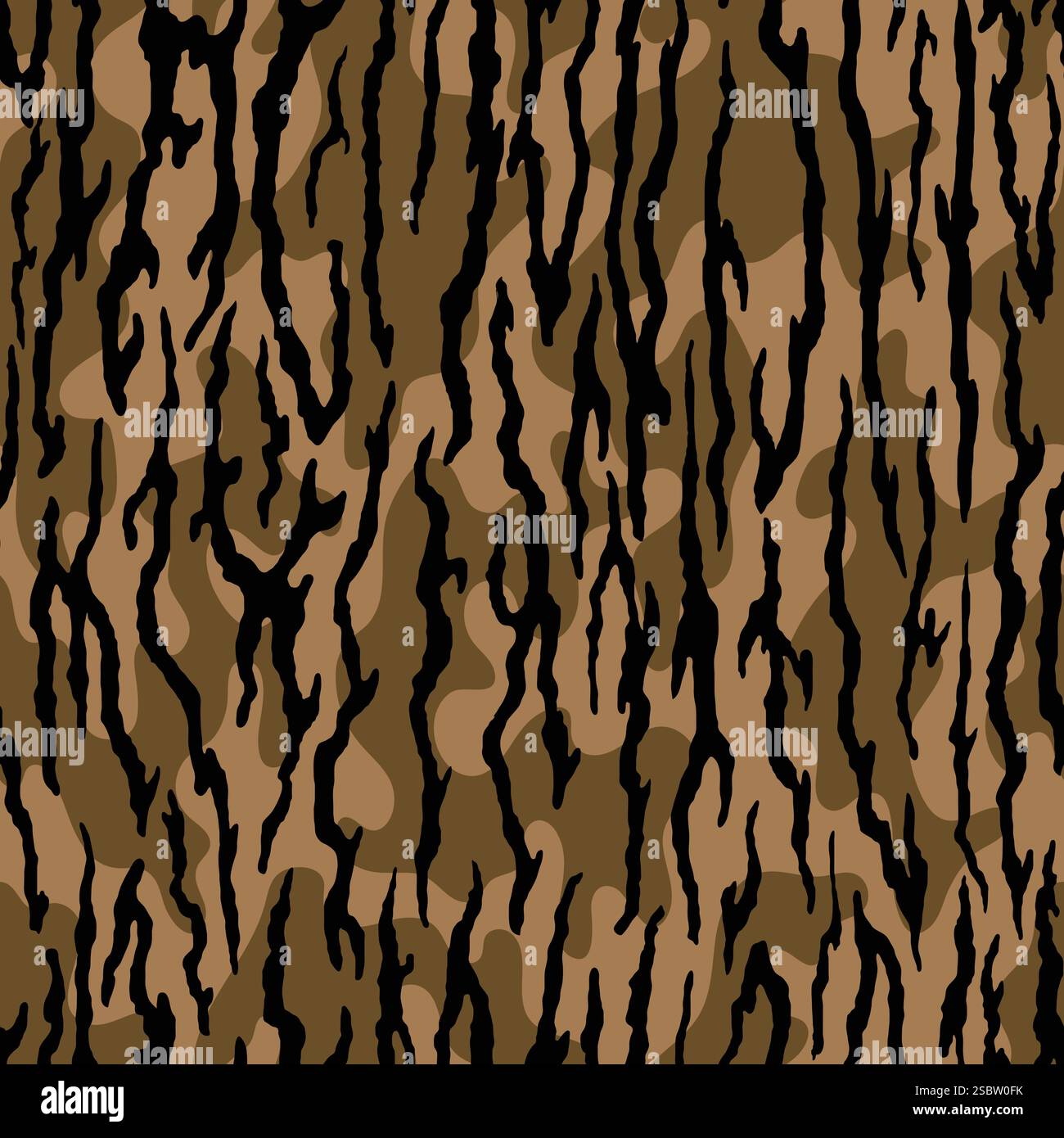 vector mossy oak camouflage Stock Vector