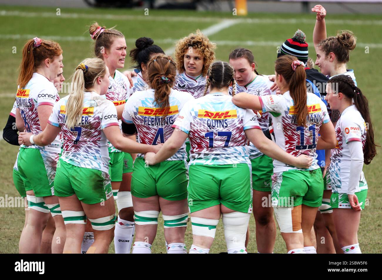 Exeter, Devon, UK. 2nd Feb, 2025. PWR Professional Women's Rugby Exeter ...