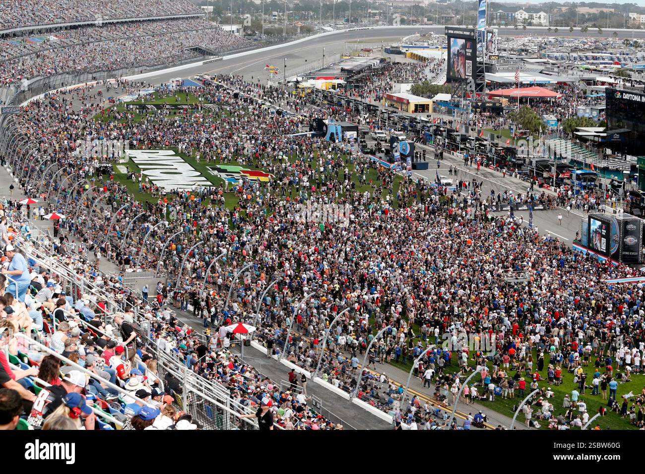 Nascar Infield Fun FILE - Fans fill the infield during activities before the NASCAR ...
