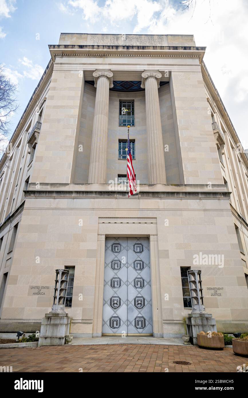 WASHINGTON DC — The Robert F. Kennedy Department of Justice Building ...