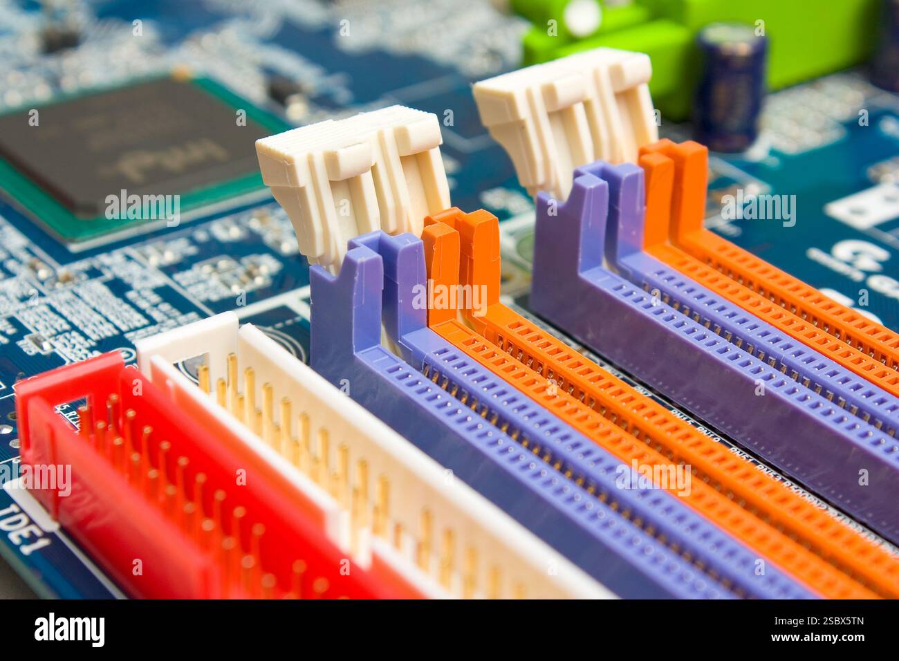 Radio components laid out on the electronic circuit Stock Photo - Alamy