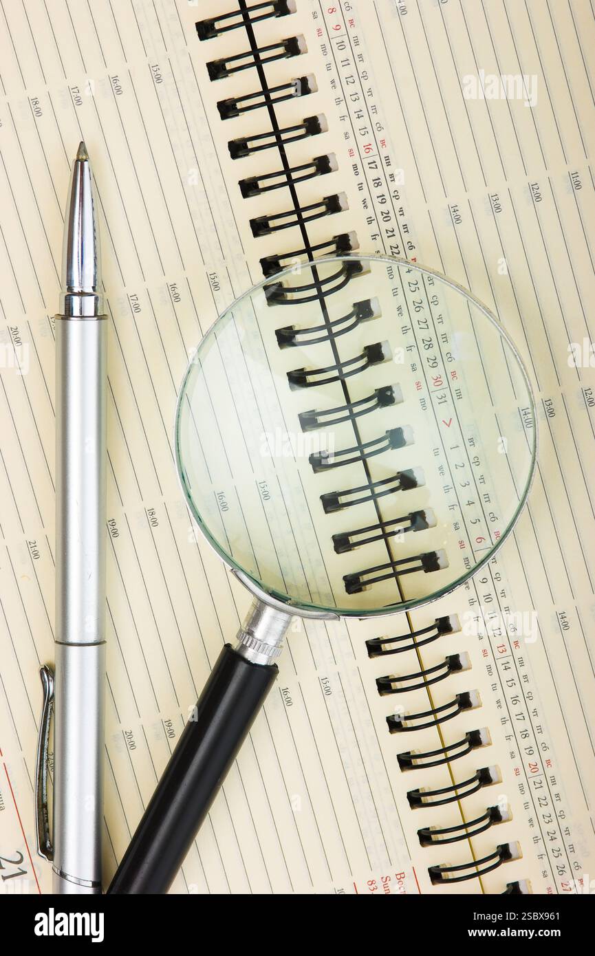 Graphs tables and documents laid on the table Stock Photo