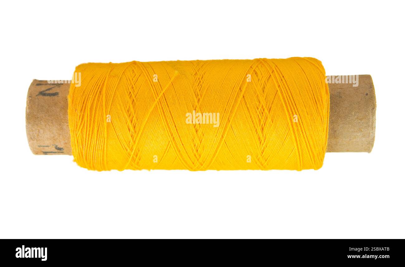Sewing thread isolated on white background Stock Photo - Alamy