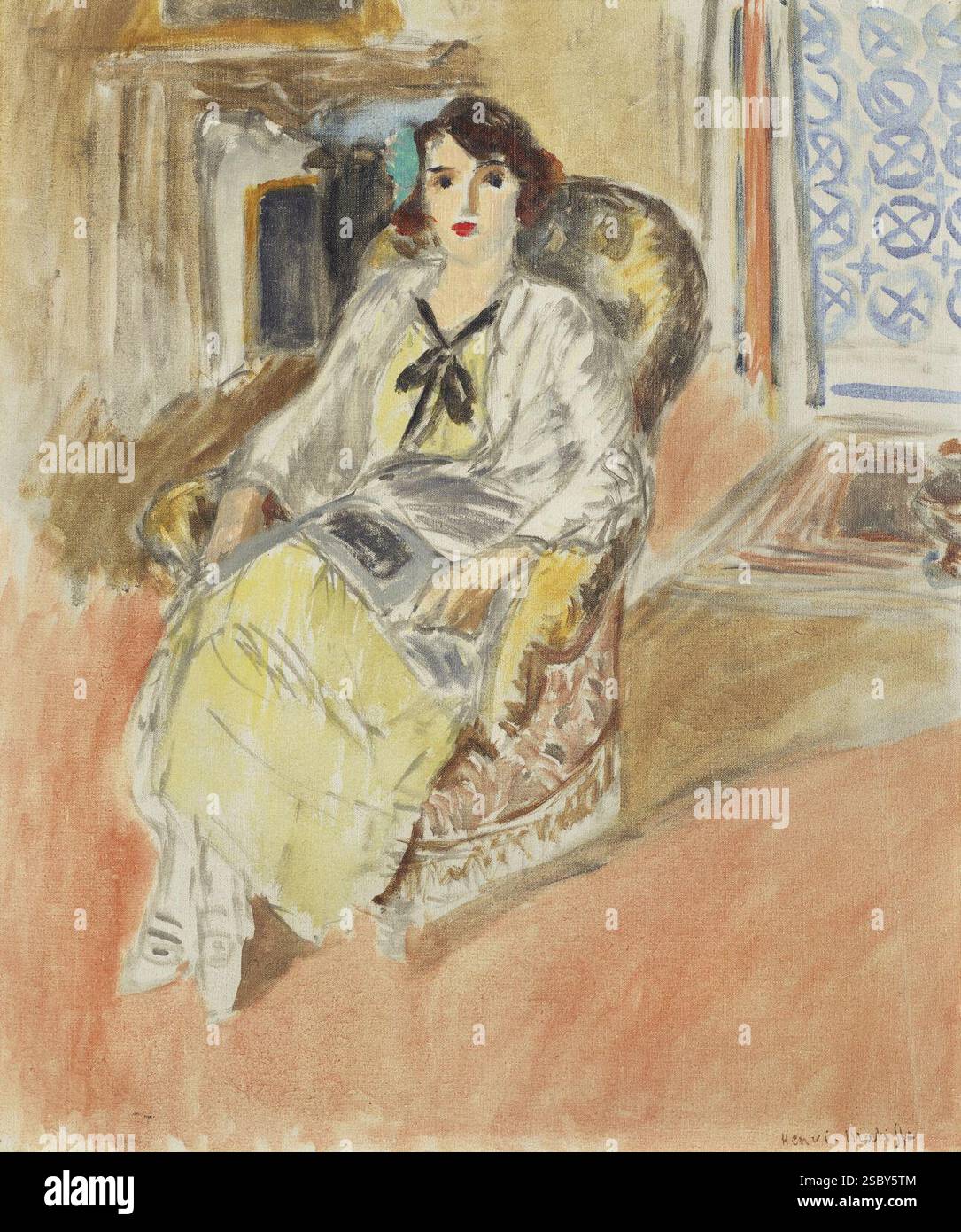 Jeune fille assise hi-res stock photography and images - Alamy