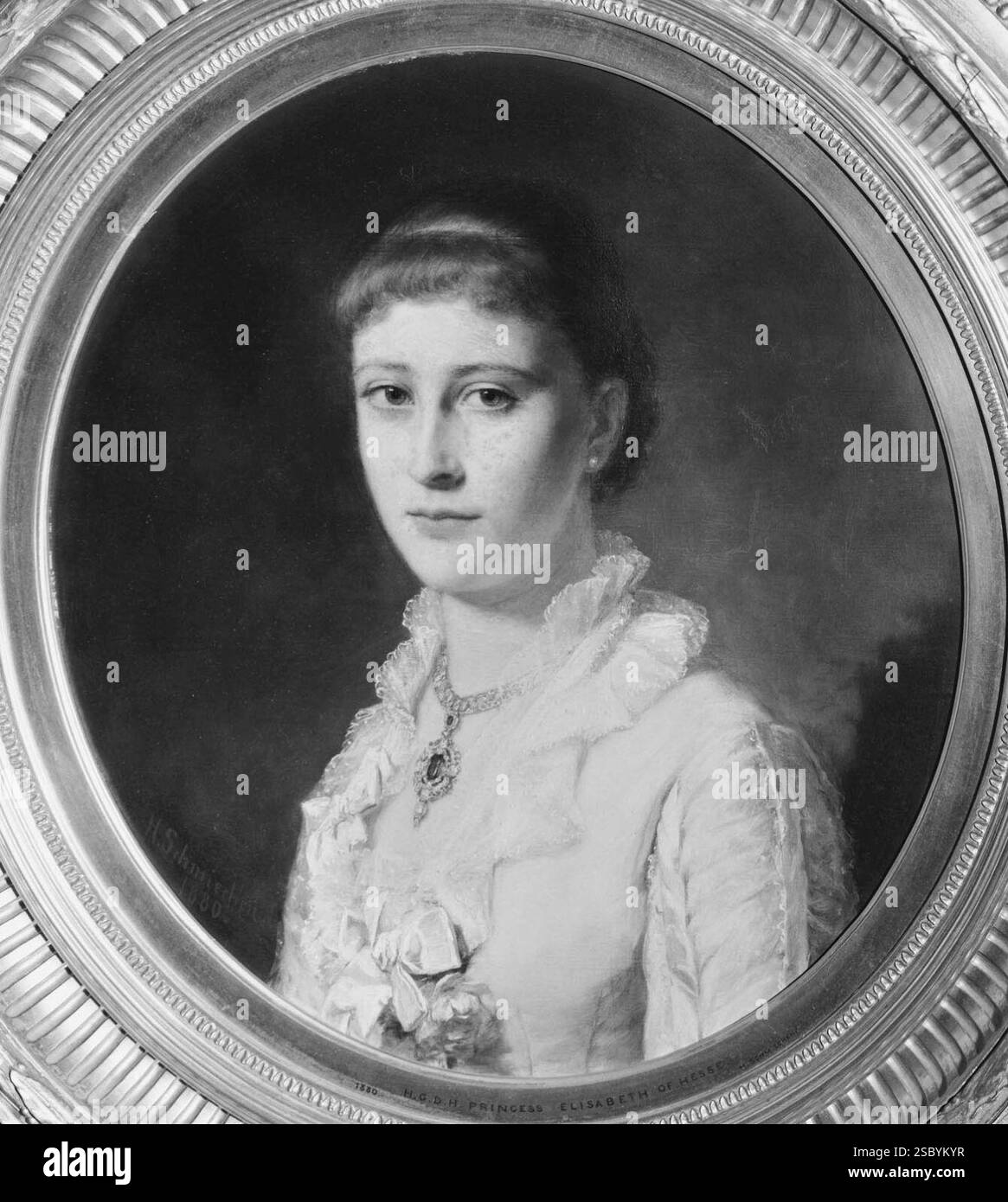 Hermann Schmiechen (b. 1855) - Princess Elizabeth of Hesse, later Grand ...