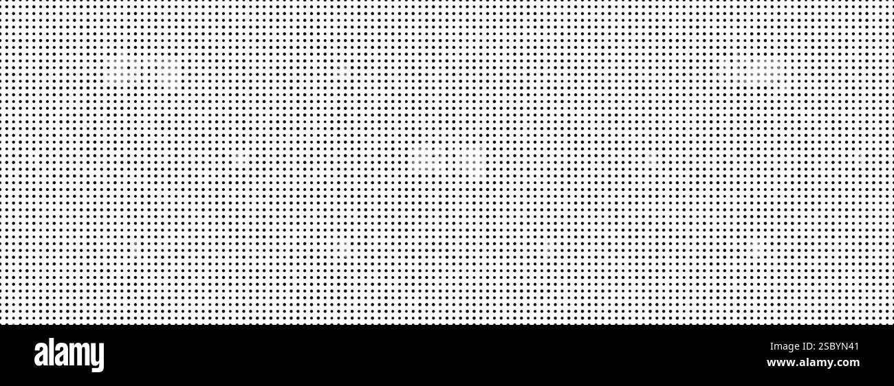 Seamless uneven dotted repeated texture. Black and white random polka ...