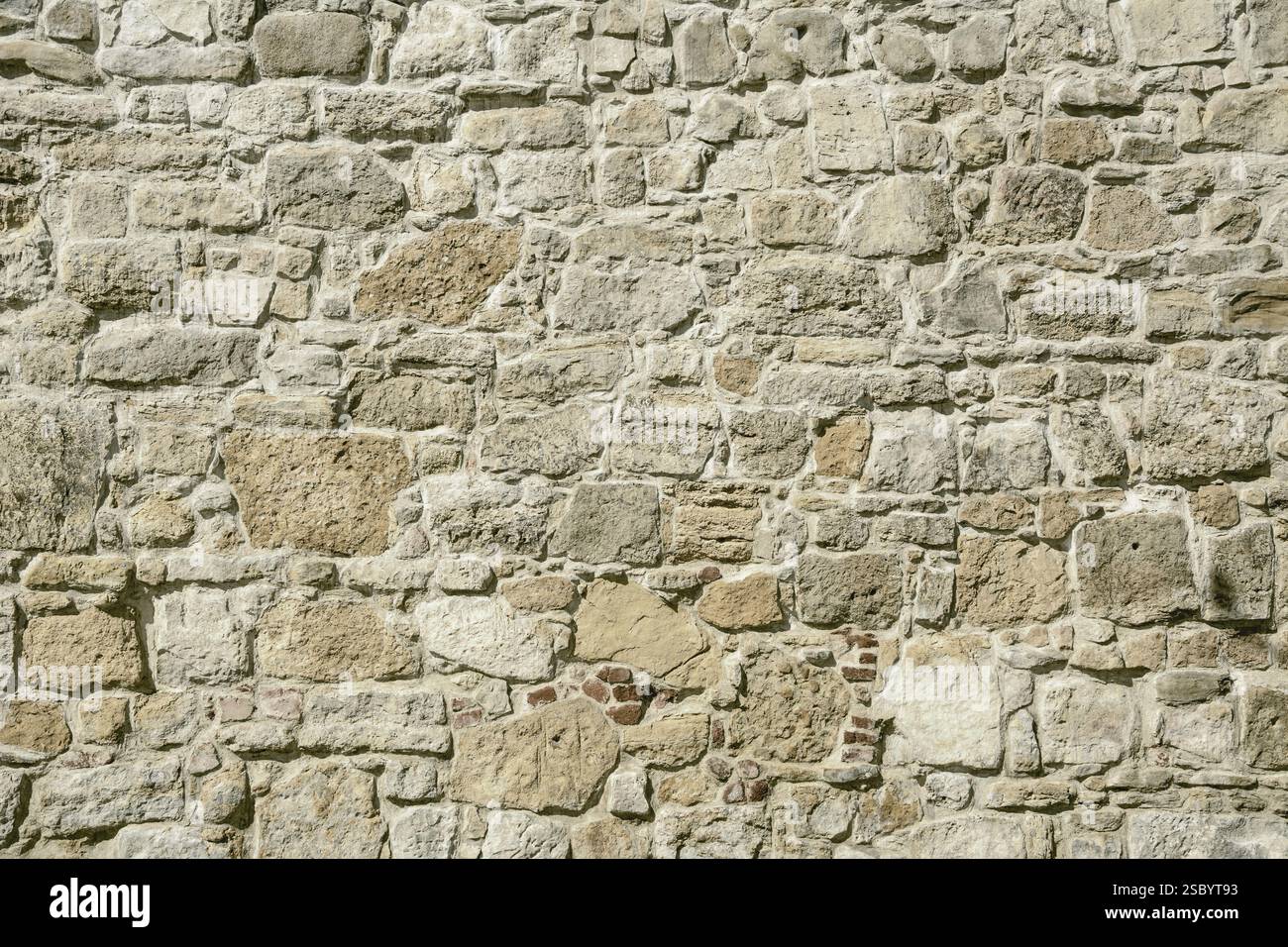 Stone Background Of Medieval Wall Stock Photo - Alamy