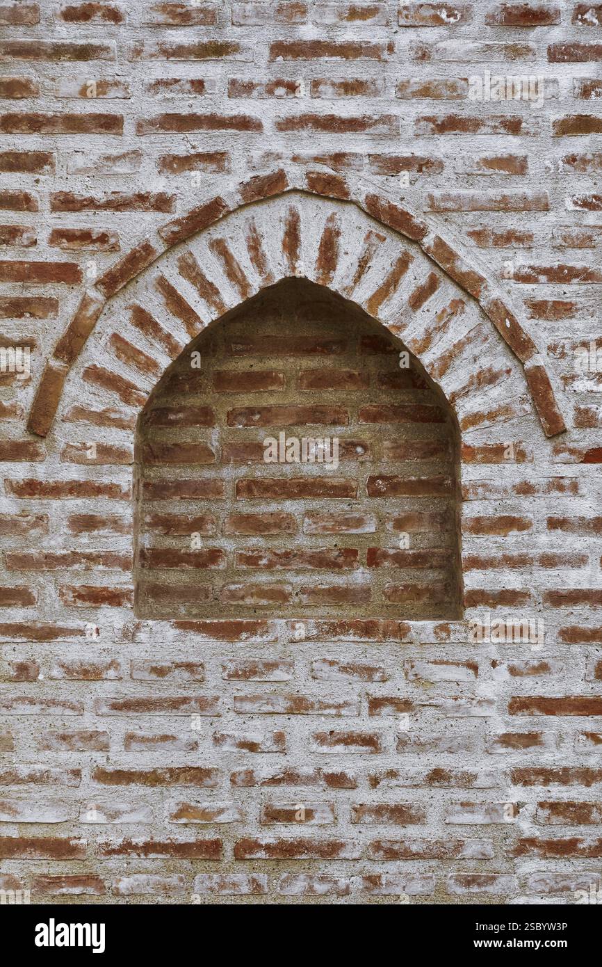 Immured Immured Window in The Brick Wall Strehaia, Romania, Europe Stock Photo ...