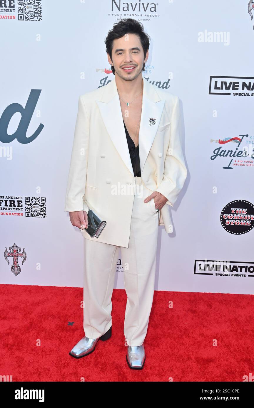 Hollywood CA USA - February 2, 2025: David Archuleta attends Steven Tyler’s 6th Annual Jam for Janie GRAMMY Awards Viewing Party Stock Photo