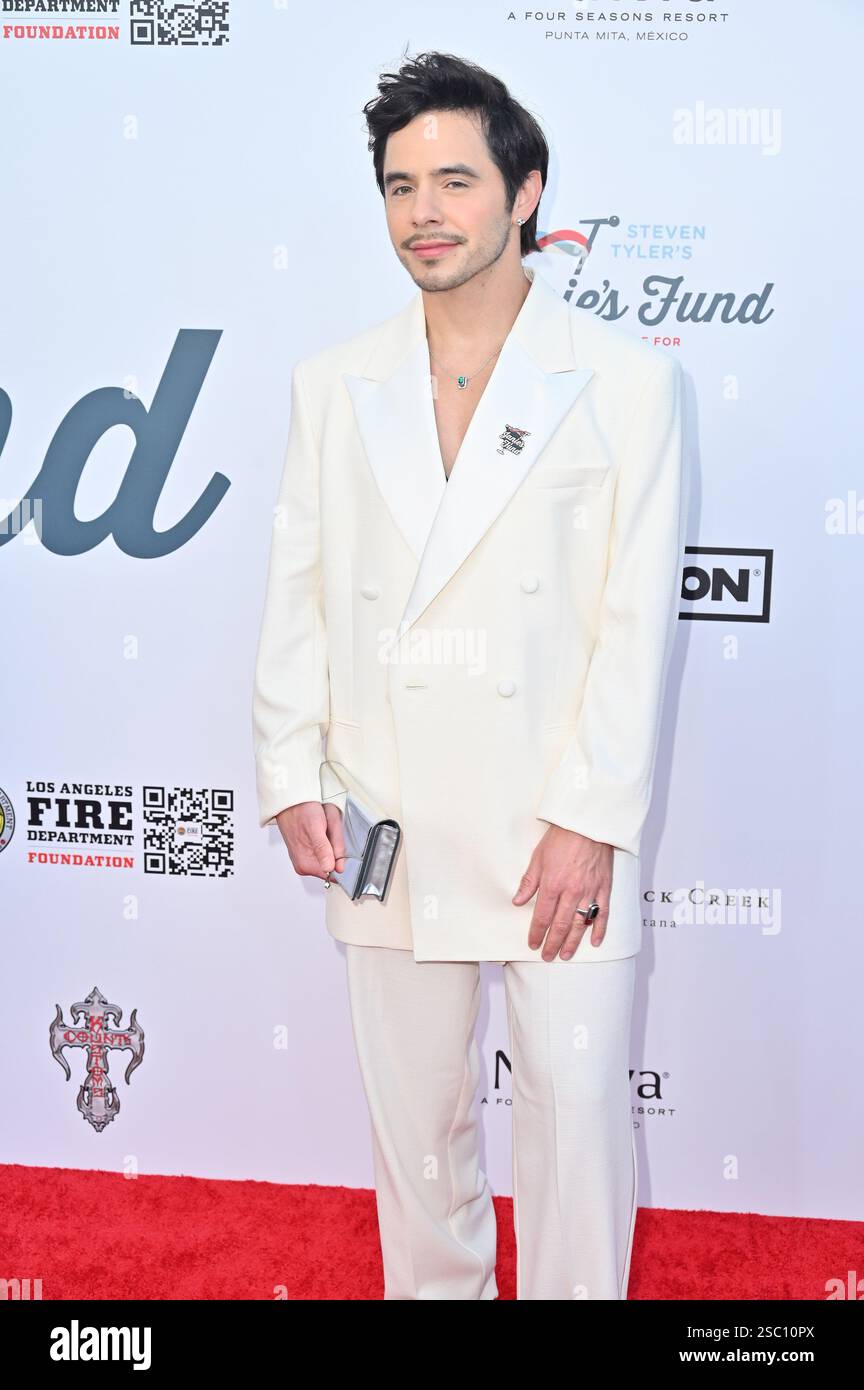 Hollywood CA USA - February 2, 2025: David Archuleta attends Steven Tyler’s 6th Annual Jam for Janie GRAMMY Awards Viewing Party Stock Photo