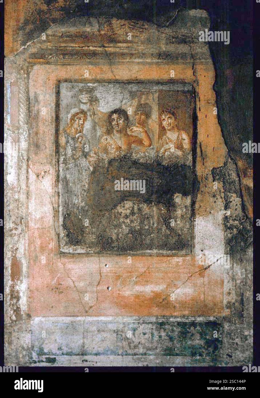 House of Adonis and Venus VI 7,18 Pompeii 1970-79 East wall of oecus to ...
