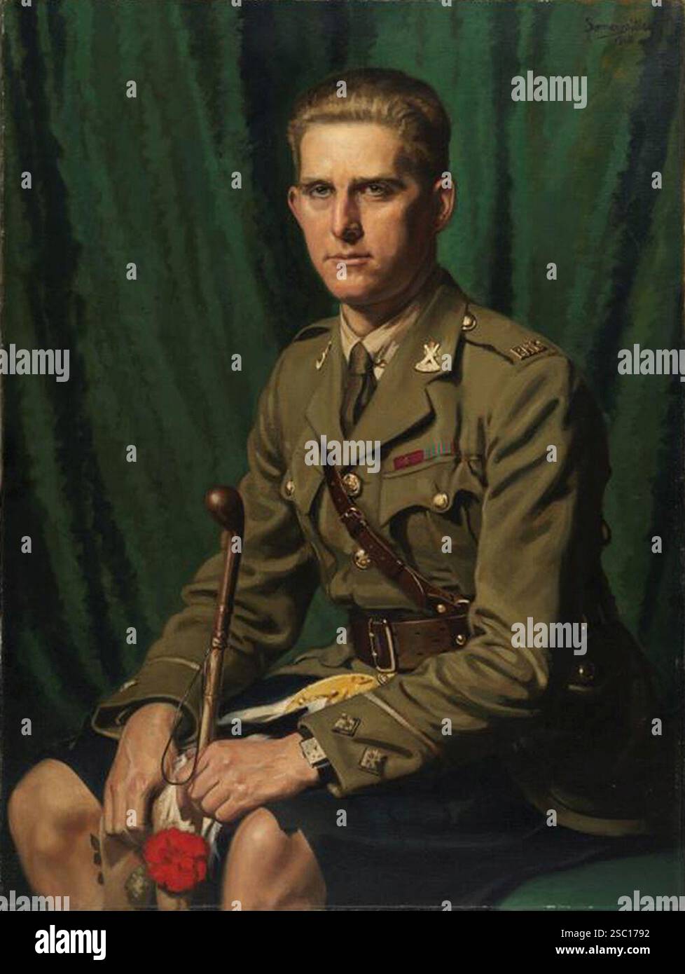Howard Somerville-Lieutenant Thomas Dinesen, VC CWM 19710261-0664. Stock Photo
