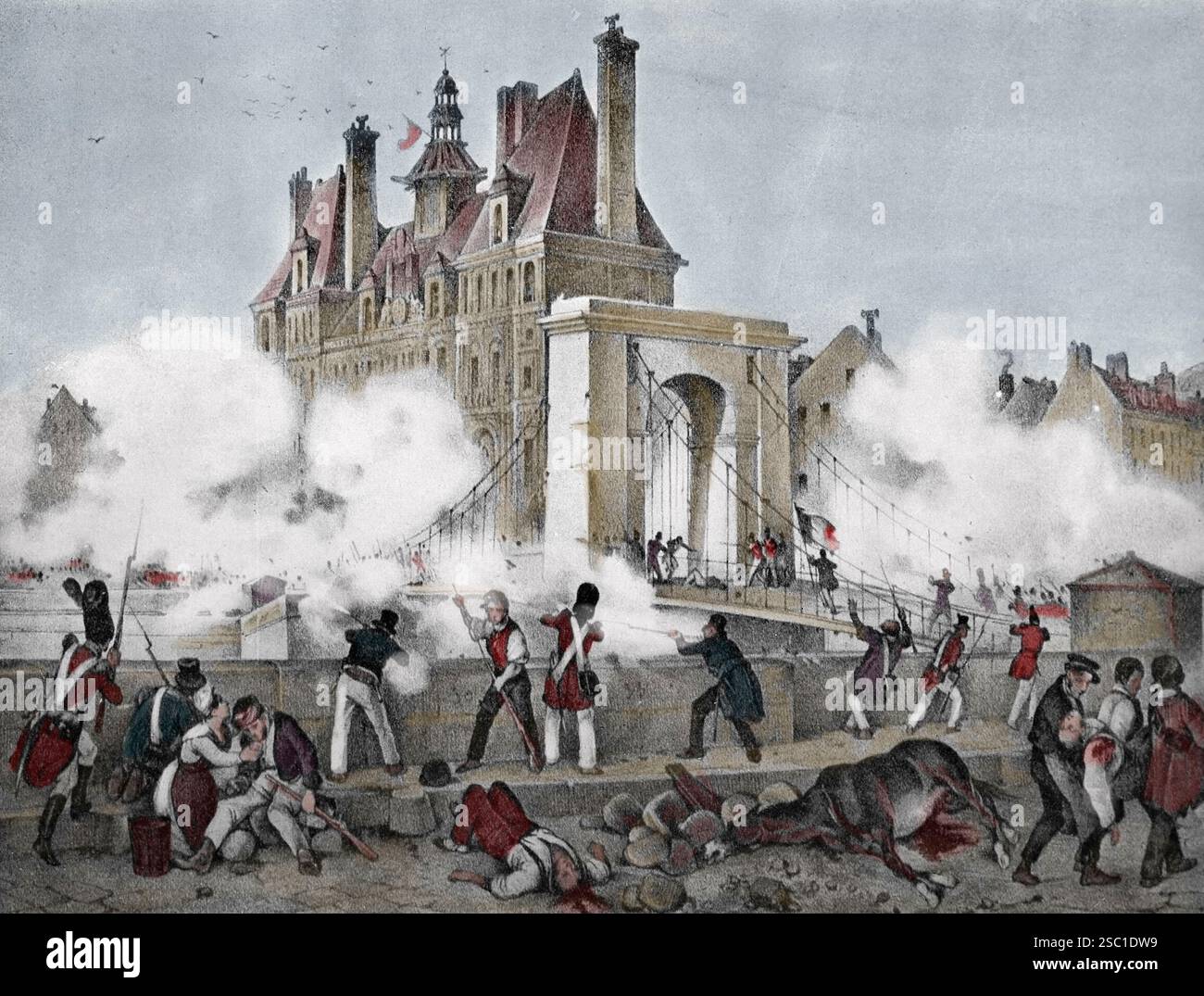 Paris 1830 barricade hi-res stock photography and images - Alamy