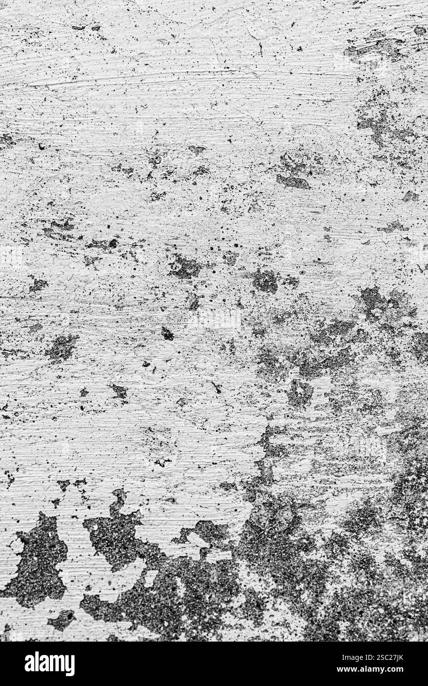 Cement old wall painted white as background Stock Photo