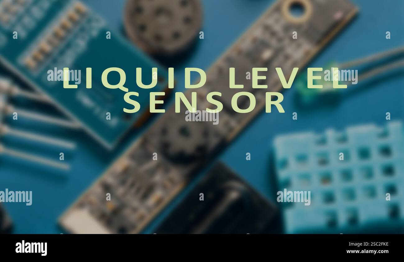 Liquid Level Sensor Detects the level of liquid in a container, often ...